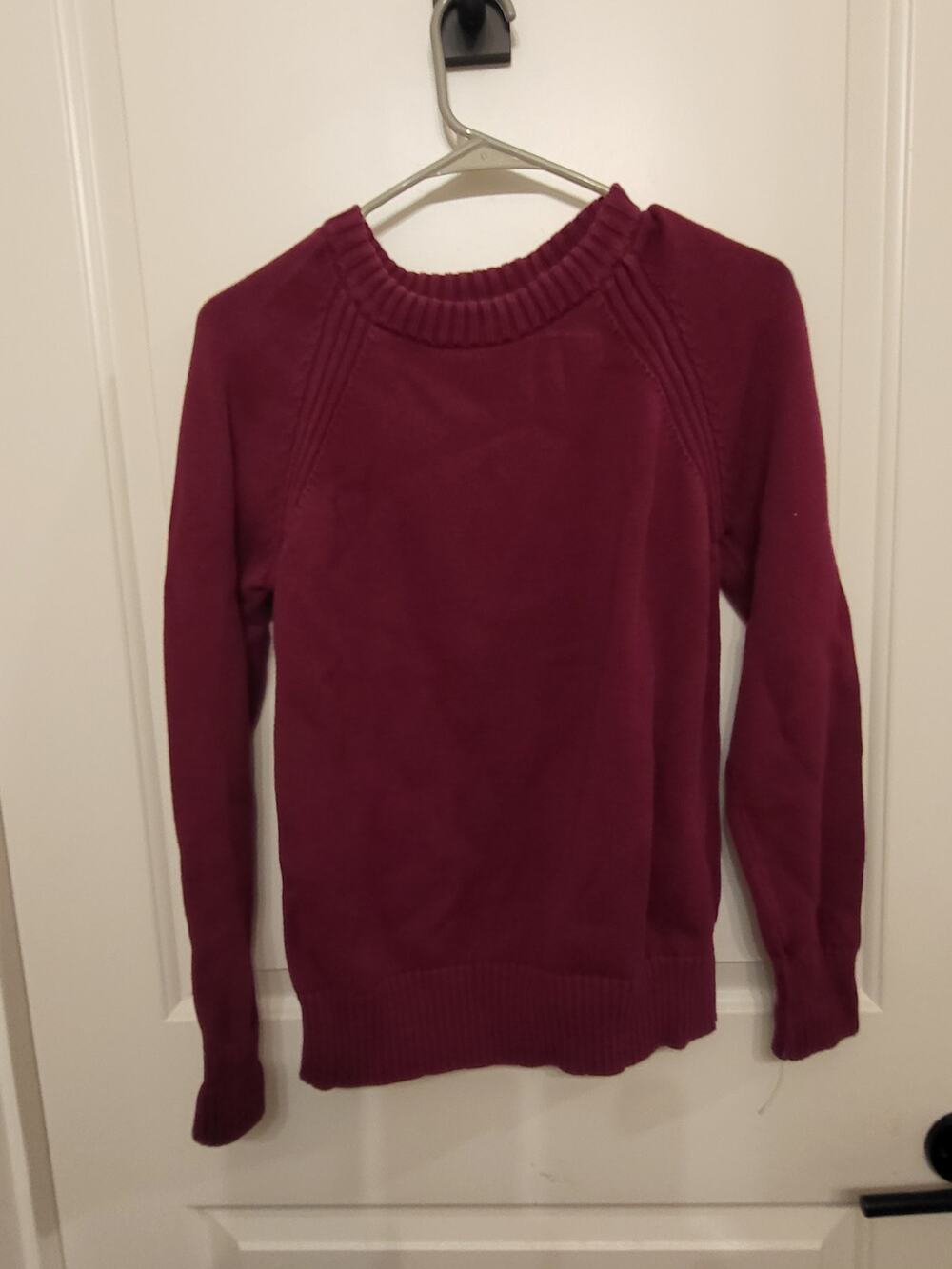 Kim Rogers Burgundy Red Sweater Medium